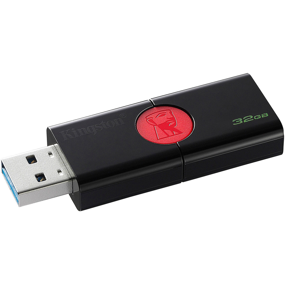 Флеш-драйв KINGSTON DT106 32GB Black (DT106/32GB) Об'єм пам'яті 32 Гб