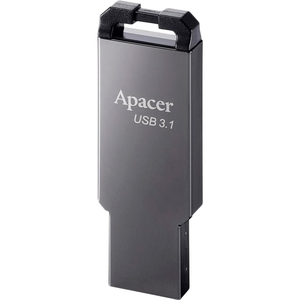 

Флеш-драйв APACER AH360 16GB Ashy (AP16GAH360A-1), AH360 16GB USB3.1 Ashy