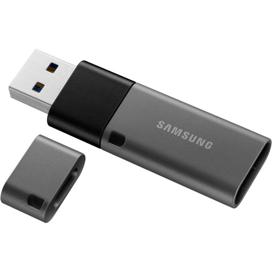 Флеш-драйв SAMSUNG Duo Plus 64 Gb Type-C USB 3.1 Дизайн защищенная конструкция