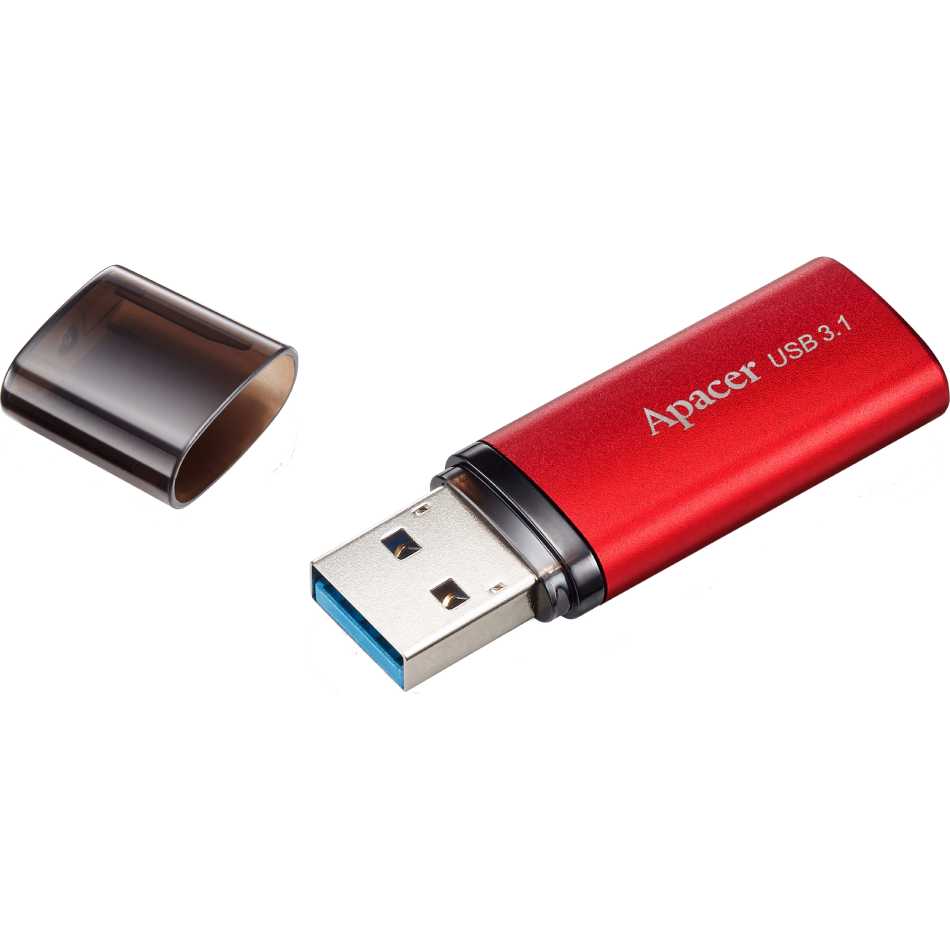 Флеш-драйв APACER AH25B 128GB USB 3.1 (AP128GAH25BB-1) Материал корпуса металл