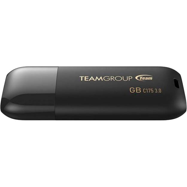 Флеш-драйв Team Group C175 128GB USB 3.0 Pearl Black (TC1753128GB01) Материал корпуса пластик