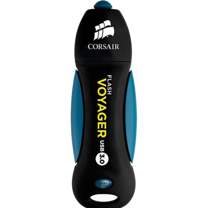 Флеш-драйв CORSAIR Voyager 16GB USB 3.0 (CMFVY3A-16GB) Материал корпуса резиновое покрытие