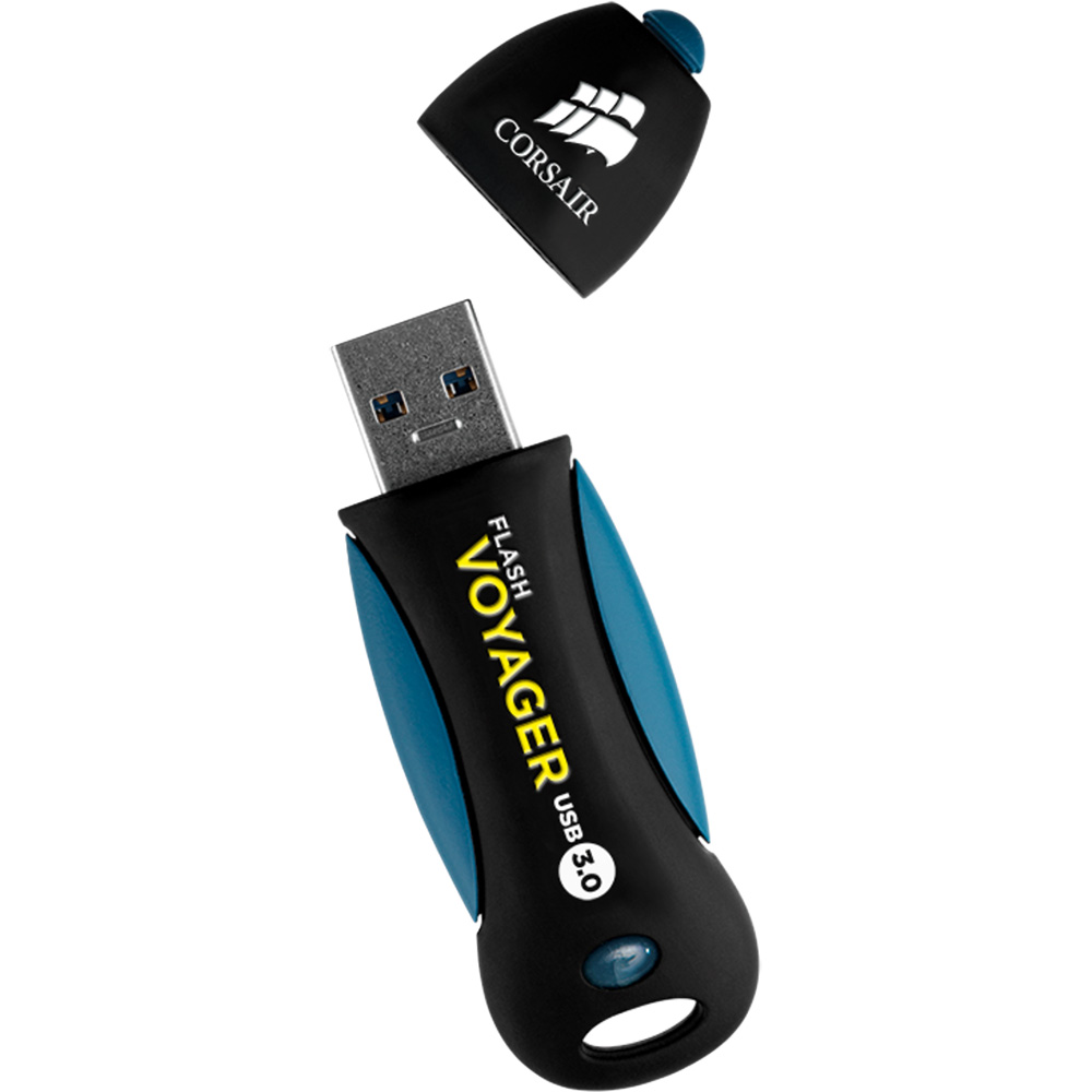 Флеш-драйв CORSAIR Voyager 128GB USB 3.0 (CMFVY3A-128GB) Материал корпуса резиновое покрытие