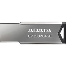 Флеш-драйв ADATA 64GB USB 2.0 UV250 Metal Black (AUV250-64G-RBK)