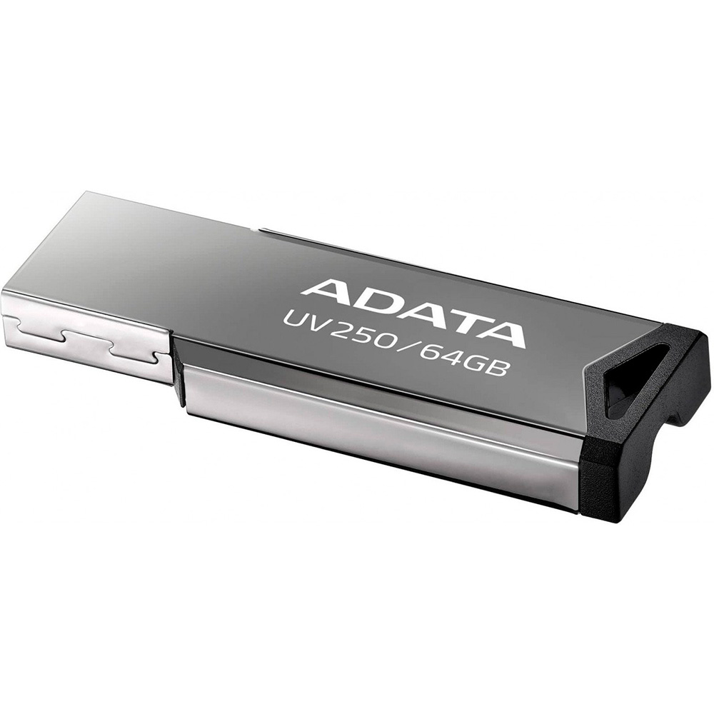 Флеш-драйв ADATA 64GB USB 2.0 UV250 Metal Black (AUV250-64G-RBK) Материал корпуса металл