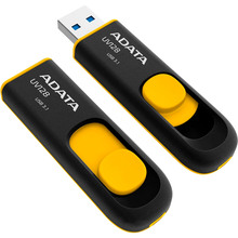 Флеш-драйв ADATA 64GB USB 3.1 UV128 Black/Yellow (AUV128-64G-RBY)