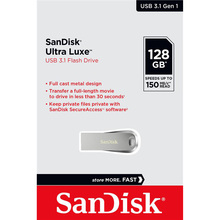 Флеш-драйв SANDISK 128GB USB 3.1 Ultra Luxe (SDCZ74-128G-G46)