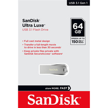 Флеш-драйв SANDISK 64GB USB 3.1 Ultra Luxe (SDCZ74-064G-G46)