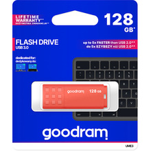 Флеш-драйв GOODRAM UME3 128GB Orange (UME3-1280O0R11)