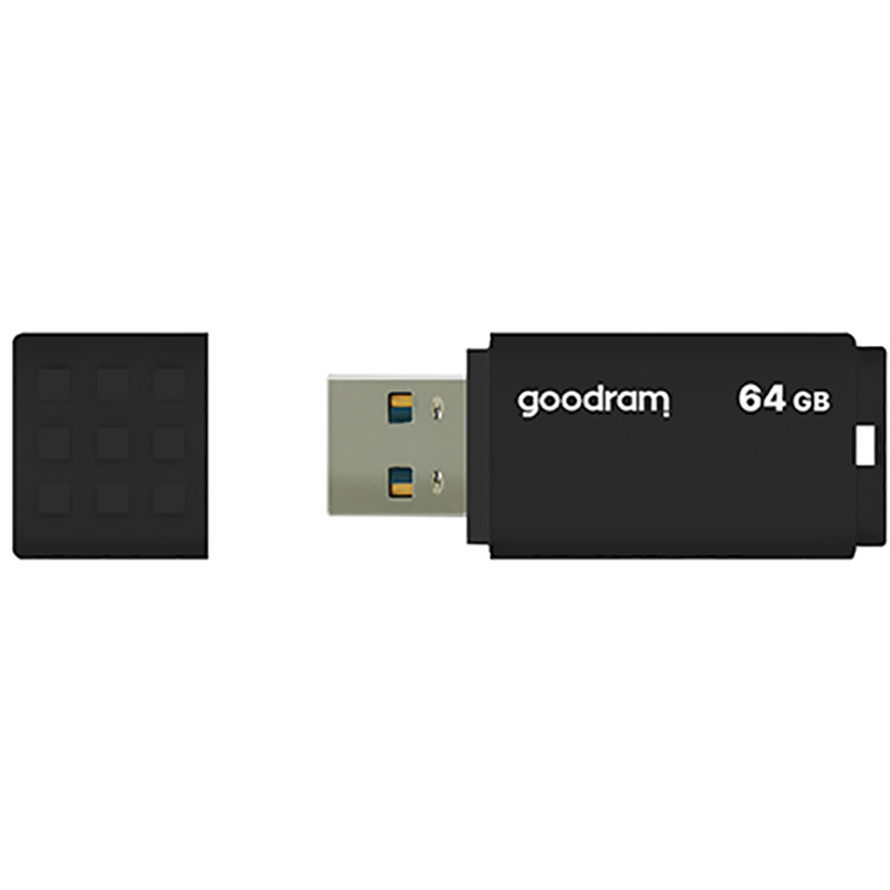 Флеш-драйв GOODRAM UME3 64GB Black (UME3-0640K0R11) Конструкція знімний ковпачок