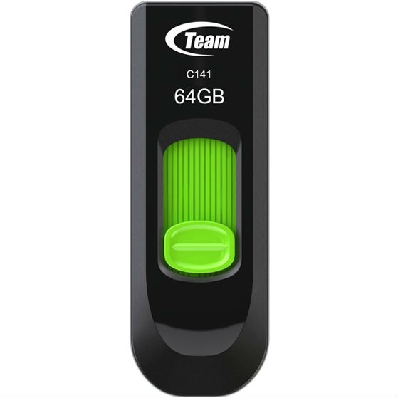 

Флеш-драйв TEAM C141 64GB green (TC14164GG01), C141 64GB green (TC14164GG01)