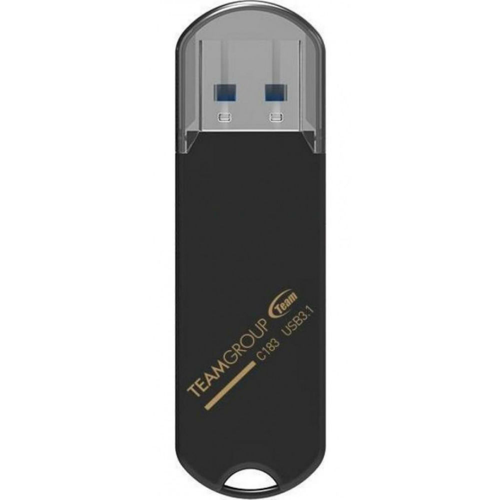 

Флеш-драйв TEAM USB3.1 64GB C183 Black (TC183364GB01), USB3.1 64GB C183 Black (TC183364GB01)