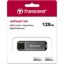 Флеш-драйв TRANSCEND 128GB USB 3.2 JetFlash 920 Black (TS128GJF920)