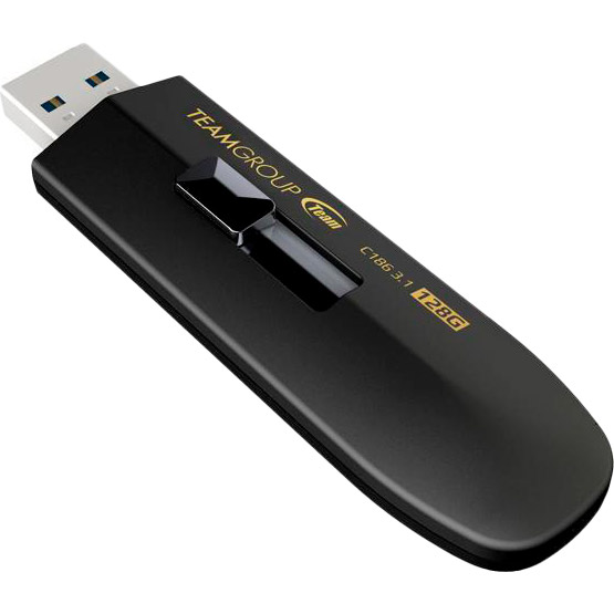 

Флеш-драйв TEAM 128GB USB 3.1 C186 Black (TC1863128GB01), 128GB USB 3.0 C186 Black