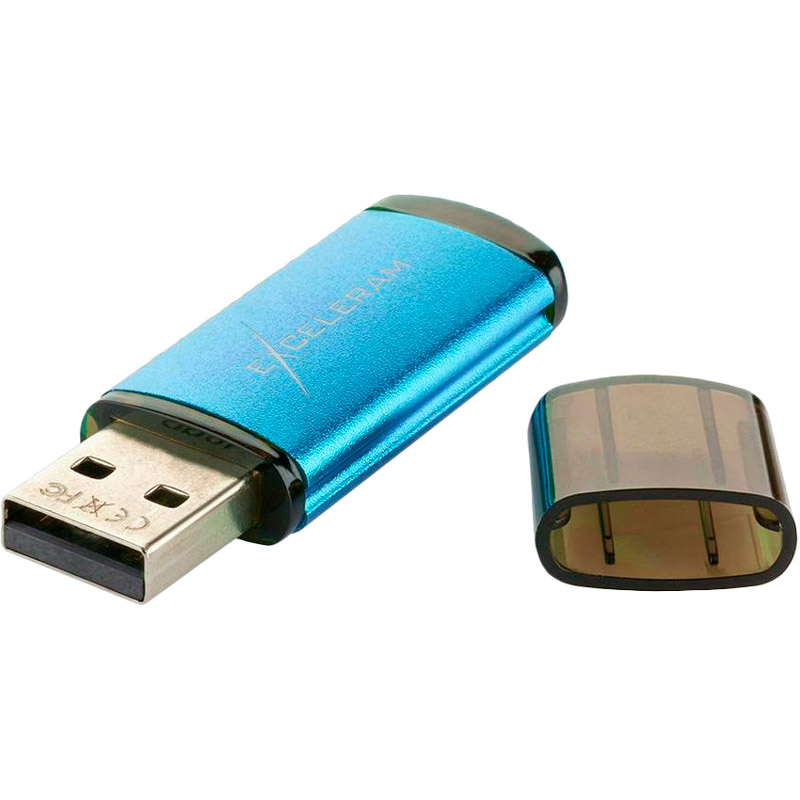 

Флеш-драйв EXCELERAM 64GB A3 Series Blue (EXA3U2BL64), 64GB A3 Series Blue USB 2.0