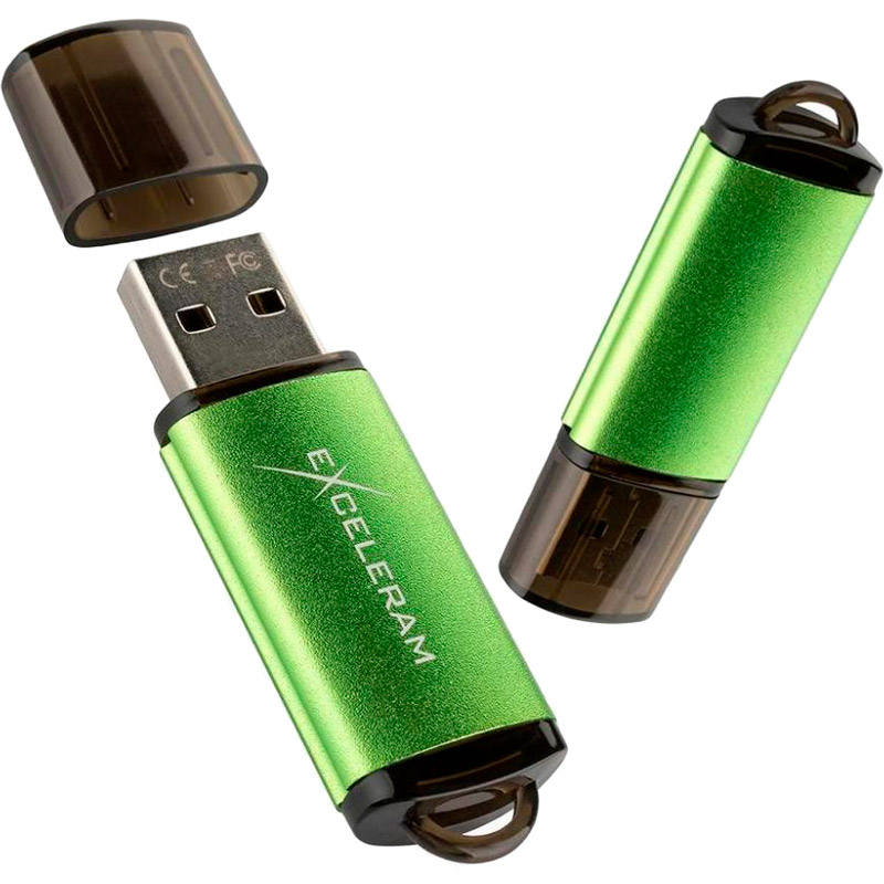 

Флеш-драйв EXCELERAM 64GB A3 Series Green (EXA3U2GR64), 64GB A3 Series Green USB 2.0