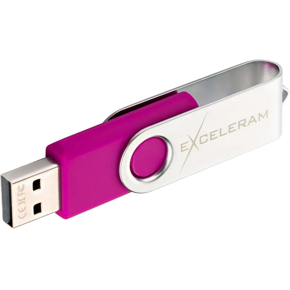 Флеш-драйв EXCELERAM 32GB P1 Series Silver/Purple (EXP1U2SIPU32)