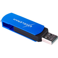 Флеш-драйв EXCELERAM 8GB P2 Series USB 2.0 Blue/Black (EXP2U2BLB08)