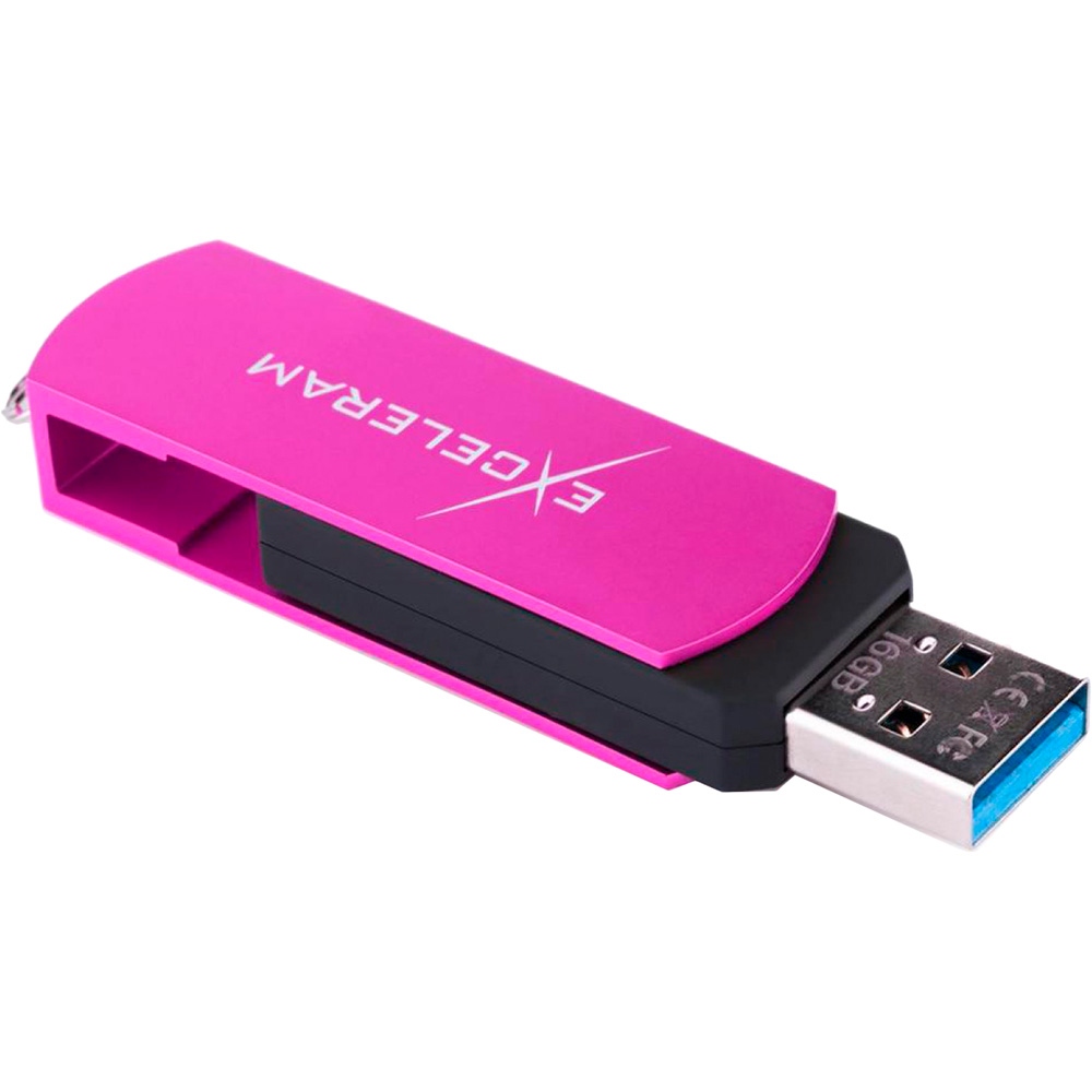 Флеш-драйв EXCELERAM 16GB P2 Series Purple/Black USB 3.1 Gen 1 (EXP2U3PUB16)