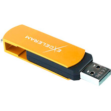 Флеш-драйв EXCELERAM 8GB P2 Series USB 2.0 Gold/Black (EXP2U2GOB08)