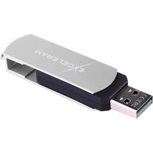 Флеш-драйв EXCELERAM 8GB P2 Series USB 2.0 Silver/Black (EXP2U2SIB08)