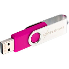 Флеш-драйв EXCELERAM 8GB P1 Series USB 2.0 Silver/Purple (EXP1U2SIPU08)