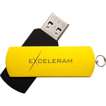 Флеш-драйв EXCELERAM 32GB P2 Series USB 2.0 Yellow2/Black (EXP2U2Y2B32)