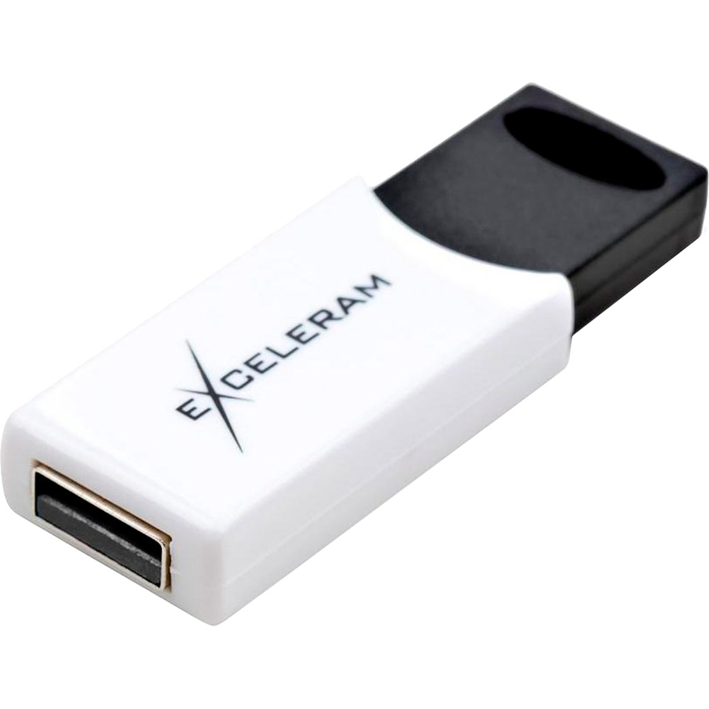 

Флеш-драйв EXCELERAM 32GB H2 Series USB 2.0 White/Black (EXU2H2W32), 32GB H2 Series White/Black USB 2.0