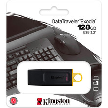 Флеш-драйв KINGSTON DT Exodia 128GB USB 3.2 Black/Yellow (DTX/128GB)