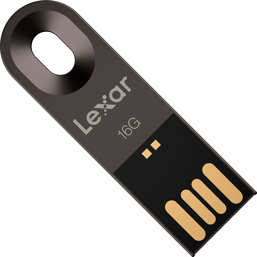 

Флеш-драйв LEXAR JumpDrive M25 16GB USB 2.0 Titanium Gray (LJDM025016G-BNQNG), 16GB JumpDrive M25 USB2.0 Titanium Gray