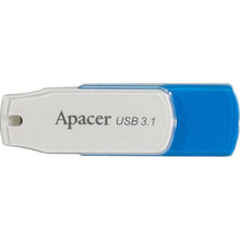 Флеш-драйв APACER AH357 16GB USB 3.1 Blue White (AP16GAH357U-1)