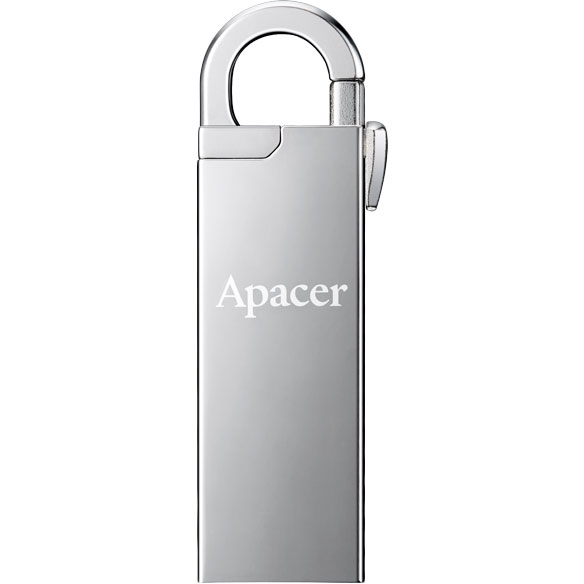 

Флеш-драйв Apacer AH13A 32 GB USB 2.0 Silver (AP32GAH13AS-1), AH13A 32GB