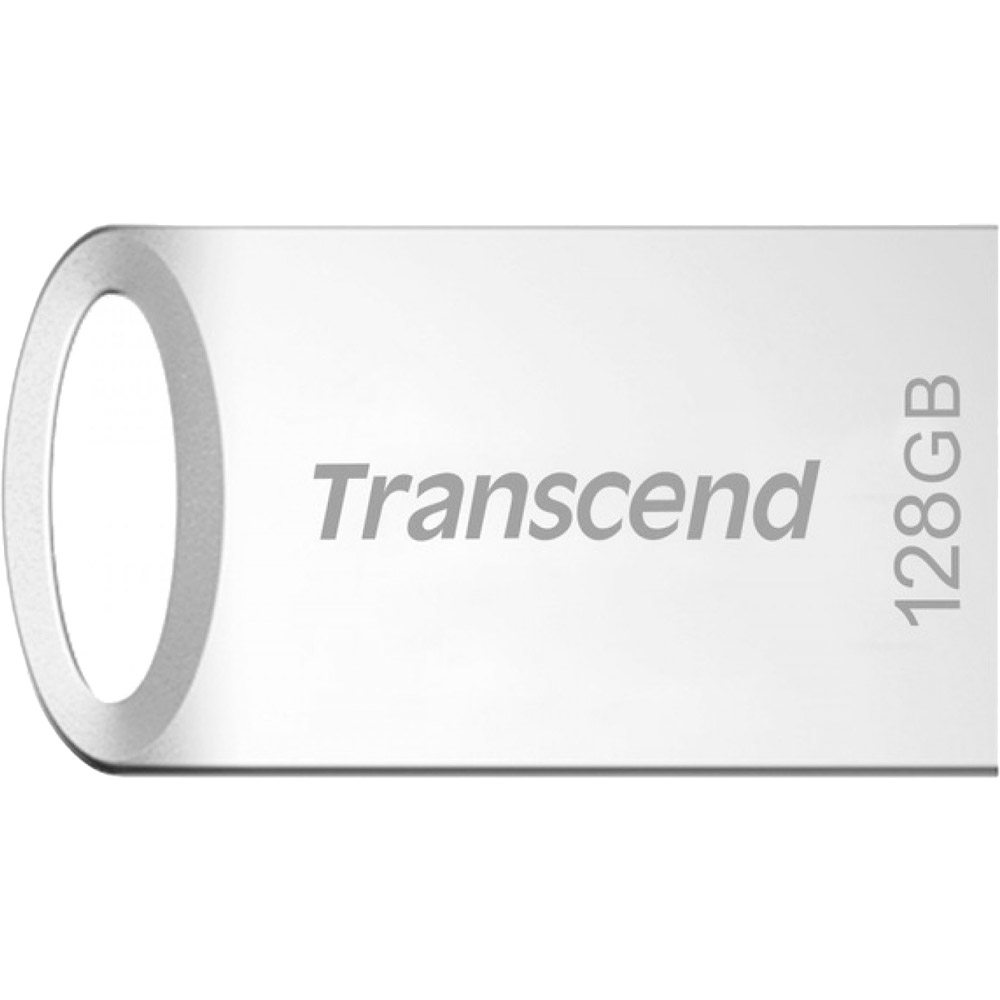 Флеш-драйв TRANSCEND JetFlash 710 128GB USB 3.0 Silver Plating (TS128GJF710S) Конструкция монолит