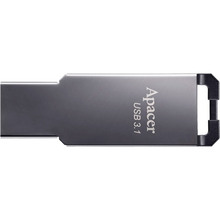 Флеш-драйв APACER AH360 64GB USB 3.1 Metal Black (AP64GAH360A-1)
