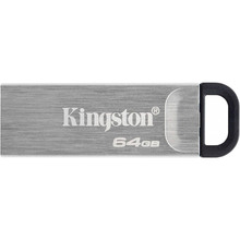 Флеш-драйв KINGSTON DT Kyson 64GB USB 3.2 Silver Black (DTKN/64GB)