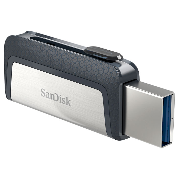 Флеш-драйв SANDISK Ultra Dual Drive 256GB (SDDDC2-256G-G46) Материал корпуса металл