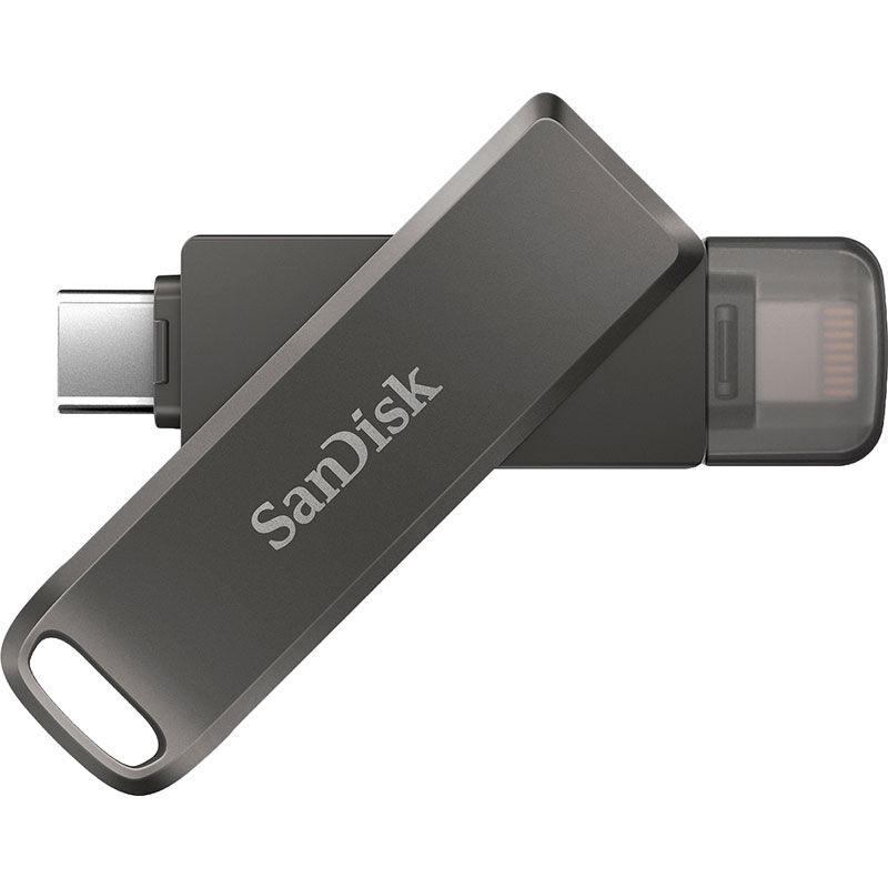 Флеш-драйв SANDISK iXpand Flash Drive Luxe 128GB (SDIX70N-128G-GN6NE) Конструкція знімний ковпачок