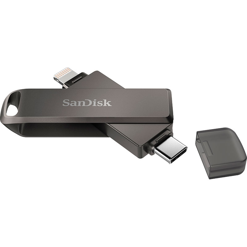 Флеш-драйв SANDISK iXpand Flash Drive Luxe 64GB (SDIX70N-064G-GN6NN) Об'єм пам'яті 64 Гб