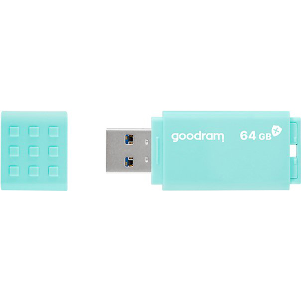 Флеш-драйв Goodram UME3 Care 64GB USB 3.0 Green (UME3-0640CRR11) Интерфейс USB 3.0