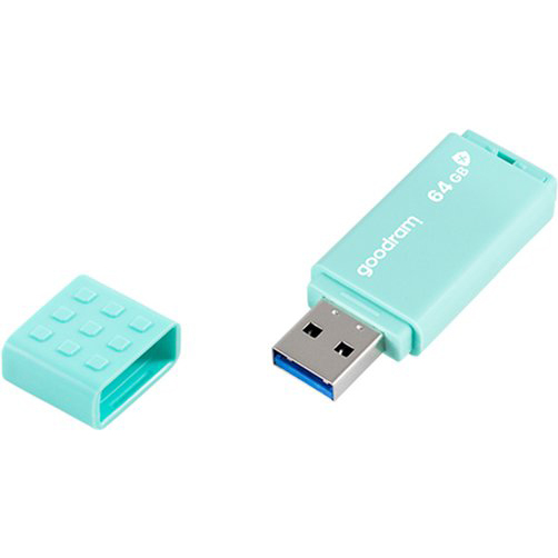 Флеш-драйв Goodram UME3 Care 64GB USB 3.0 Green (UME3-0640CRR11) Объем памяти 64 Гб