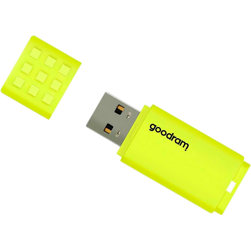 Флеш-драйв GOODRAM USB 8GB UME2 Yellow (UME2-0080Y0R11) Матеріал корпуса пластик