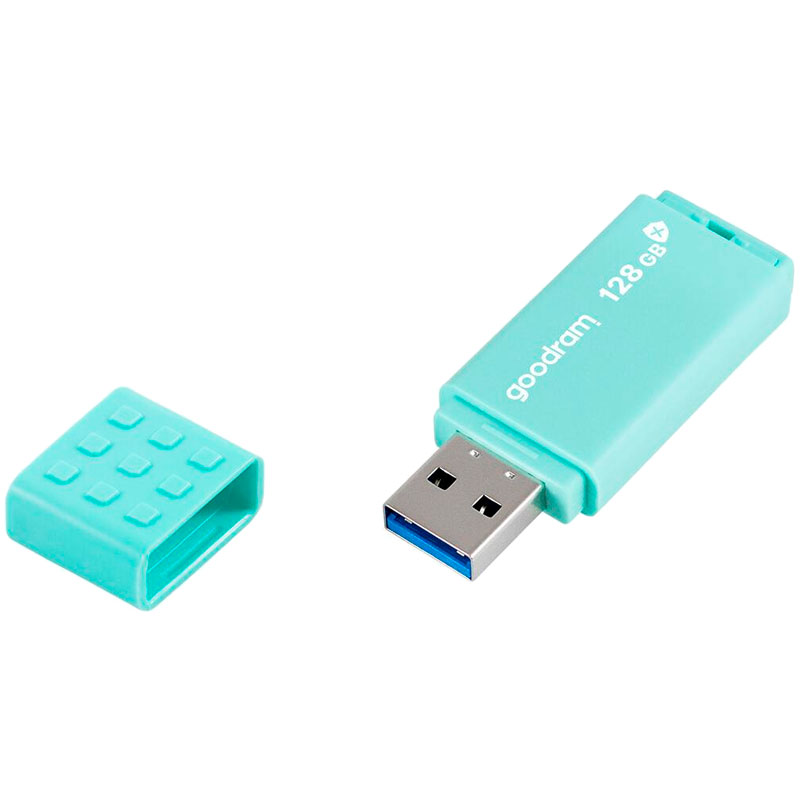 Флеш-драйв Goodram UME3 Care 128GB USB 3.0 Green (UME3-1280CRR11) Конструкция съемный колпачок