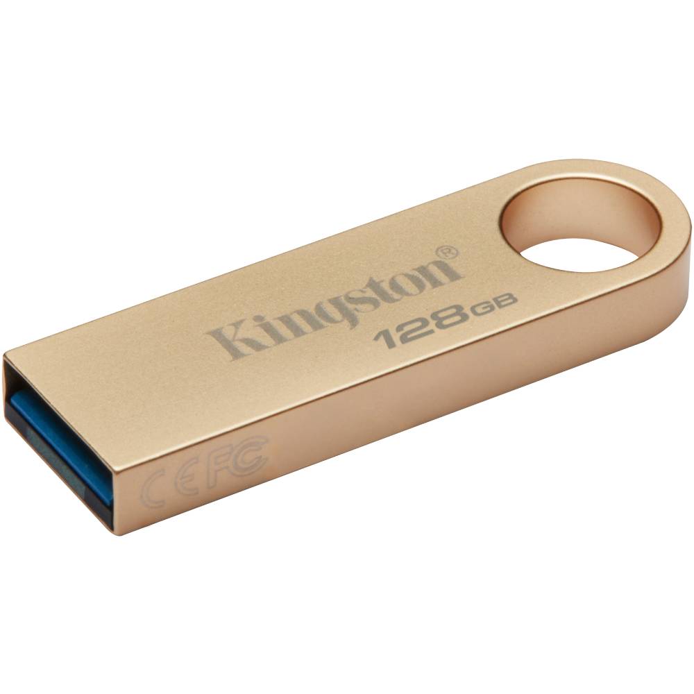 Флеш-драйв KINGSTON DT SE9 G3 128GB USB 3.2 Gold (DTSE9G3/128GB) Матеріал корпуса метал