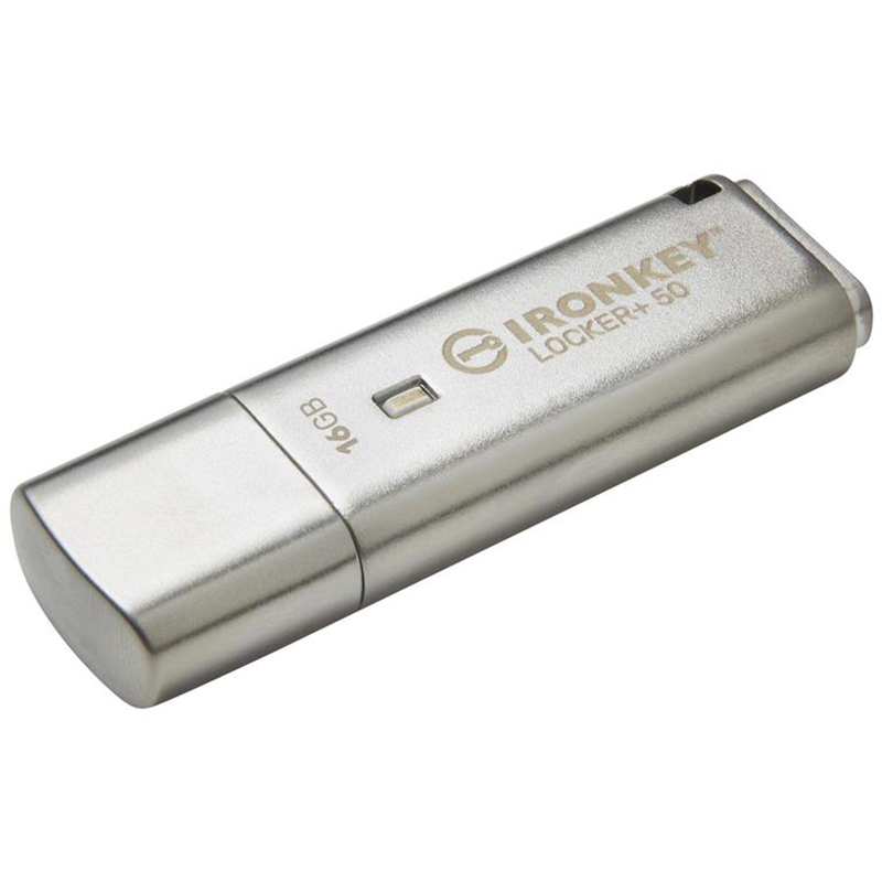 Флеш-драйв KINGSTON 16GB USB3.2 IronKey Locker+ 50 (IKLP50/16GB) Конструкция съемный колпачок