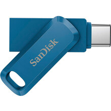 Флеш-драйв SANDISK Ultra Dual Drive Go 128GB USB 3.1 Type-A + Type-C Blue (SDDDC3-128G-G46NB)