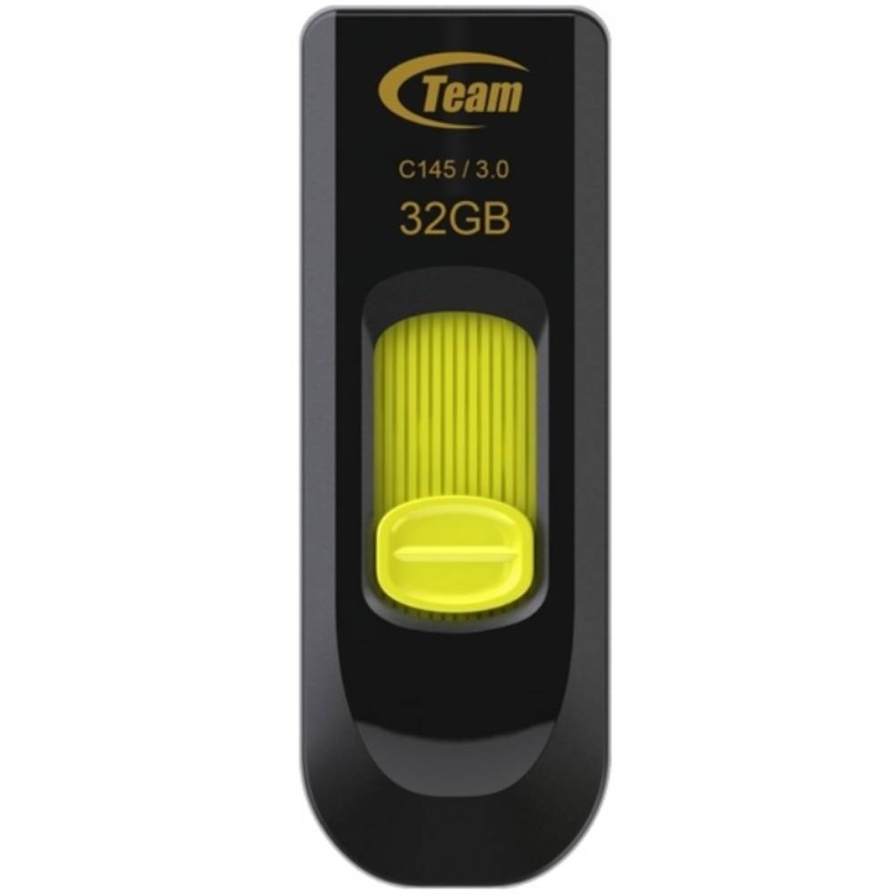 Флеш-драйв TEAM USB3.0 32GB C145 Black\Yellow (TC145332GY01)