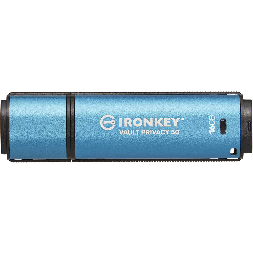 Флеш-драйв KINGSTON IronKey Vault Privacy 50 16GB Blue (IKVP50/16GB)