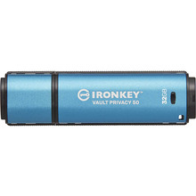 Флеш-драйв KINGSTON IronKey Vault Privacy 50 32GB Blue (IKVP50/32GB)