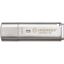 Флеш-драйв KINGSTON IronKey Locker+ 50 64GB (IKLP50/64GB)