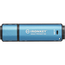 Флеш-драйв KINGSTON IronKey Vault Privacy 50 64GB Blue (IKVP50/64GB)